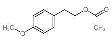 Benzeneethanol,4-methoxy-, 1-acetate Structure