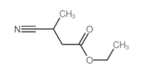 Butanoic acid,3-cyano-, ethyl ester Structure