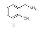 (3-氯-2-甲基苯基)甲胺结构式