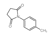 2,5-Pyrrolidinedione,1-(4-methylphenyl)-结构式