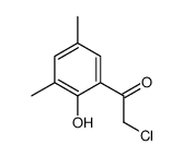 Ethanone, 2-chloro-1-(2-hydroxy-3,5-dimethylphenyl)- (9CI) Structure