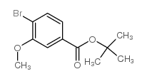 4-溴-3-甲氧基苯甲酸叔丁酯结构式