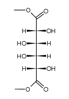 (2R,3S,4R,5S)-dimethyl 2,3,4,5-tetrahydroxyhexanedioate Structure