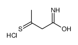 3-thioxobutyramide hydrochloride Structure