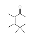 2,3,4,4-tetramethylcyclohex-2-en-1-one结构式