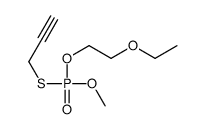 Phosphorothioic acid O-(2-ethoxyethyl)O-methyl S-(2-propynyl) ester Structure