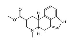 Methyl 9,10-dihydro-D-lysergate结构式