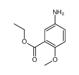 Benzoic acid, 5-amino-2-methoxy-, ethyl ester (9CI) Structure