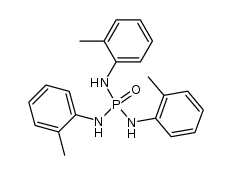 N,N',N''-tri-o-tolyl-phosphamide Structure