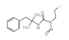 1-(2-chloroethyl)-3-(2-methyl-1-phenyl-propan-2-yl)-1-nitroso-urea结构式
