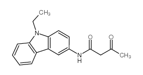 N-(9-ethylcarbazol-3-yl)-3-oxobutanamide结构式