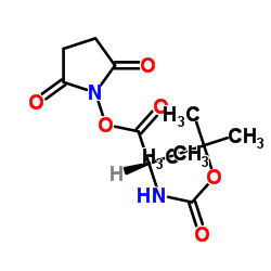 叔丁氧羰基-L-丙氨酸 N-丁二酰亚胺酯图片