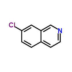 7-氯异喹啉结构式