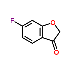 6-氟苯并呋喃-3(2H)-酮结构式