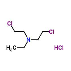 2-氯-N-(2-氯乙基)-N-乙胺盐酸盐结构式