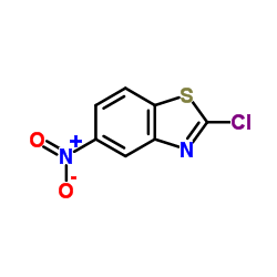 2-氯-5-硝基苯并噻唑结构式