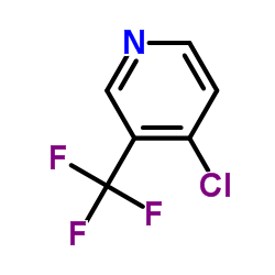 4-氯-3-三氟甲基吡啶结构式