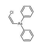 (2-chloro-vinyl)-diphenyl-arsine Structure
