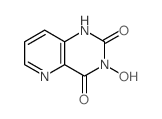 3-Hydroxypyrido[3,2-d]pyrimidine-2,4(1H,3H)-dione结构式