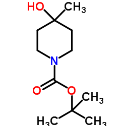 N-BOC-4-甲基-4-羟基哌啶结构式