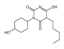 1-(4-hydroxycyclohexyl)-5-pentyl-1,3-diazinane-2,4,6-trione结构式