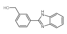 4-(1H-苯并咪唑-2-基)苯甲醇结构式