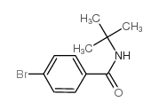 N-叔丁基-4-溴苯甲酰胺结构式