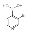 3-bromopyridin-4-ylboronic acid Structure