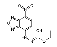 ethyl N-[(4-nitro-2,1,3-benzoxadiazol-7-yl)amino]carbamate Structure