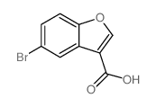5-溴苯并呋喃-3-羧酸结构式