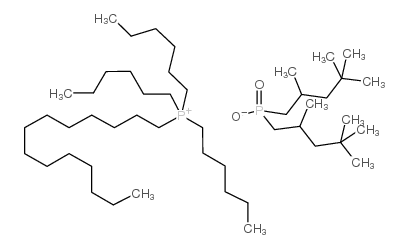 Trihexyltetradecylphosphonium bis(2,4,4- trimethylpentyl)phosphinate Structure