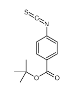 4-异硫氰基苯甲酸叔丁酯结构式