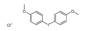 bis(4-methoxyphenyl)iodanium,chloride Structure