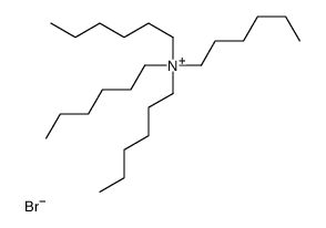 N,N,N-Trihexyl-1-hexanaminium bromide Structure