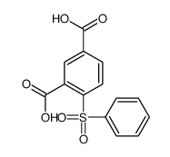 4-(benzenesulfonyl)benzene-1,3-dicarboxylic acid结构式