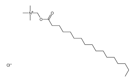 heptadecanoyloxymethyl(trimethyl)azanium,chloride Structure