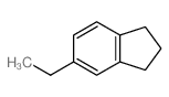 1H-Indene, 5-ethyl-2,3-dihydro-结构式