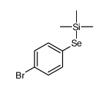 (4-bromophenyl)selanyl-trimethylsilane结构式