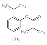 百里香酚异丁酯结构式