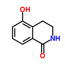 3,4-dihydro-5-hydroxy-1(2H)-isoquinolinone structure