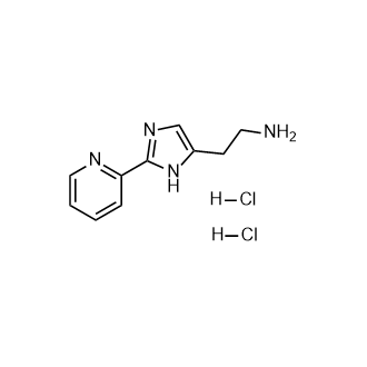 2-(2-(吡啶-2-基)-1H-咪唑-4-基)乙烷-1-胺二盐酸盐结构式