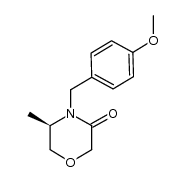 (R)-4-(4-methoxybenzyl)-5-methylmorpholin-3-one Structure