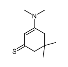 3-(dimethylamino)-5,5-dimethylcyclohex-2-ene-1-thione结构式
