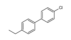 1-chloro-4-(4-ethylphenyl)benzene Structure