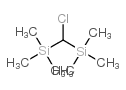 bis(trimethylsilyl)chloromethane Structure