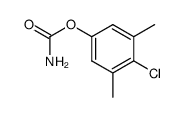 Carbamic acid 4-chloro-3,5-dimethyl-phenyl ester结构式