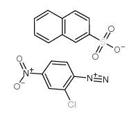 2-chloro-4-nitrobenzenediazonium 2-naphthalenesulfonate Structure