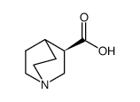 1-Azabicyclo[2.2.2]octane-3-carboxylicacid,(3R)-(9CI) structure