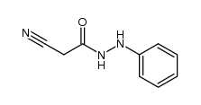 cyanoacetic acid N-phenylhydrazide结构式