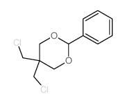 1,3-Dioxane,5,5-bis(chloromethyl)-2-phenyl-结构式